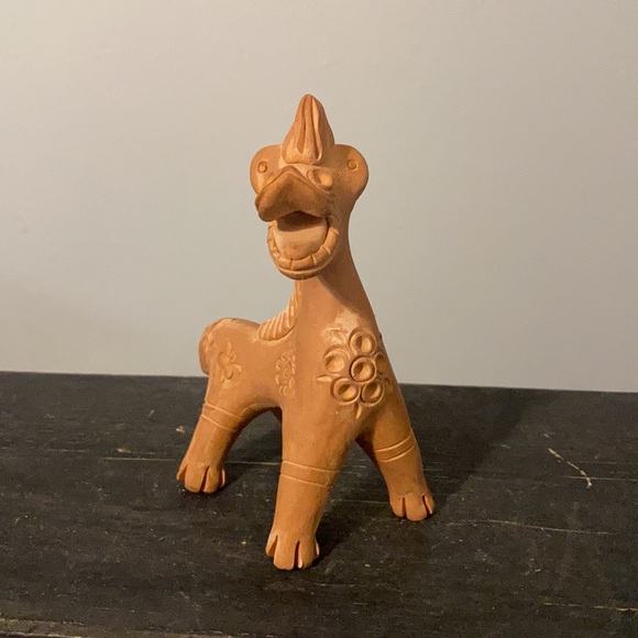 Terracotta clay horse figurine - Picture 2 of 5